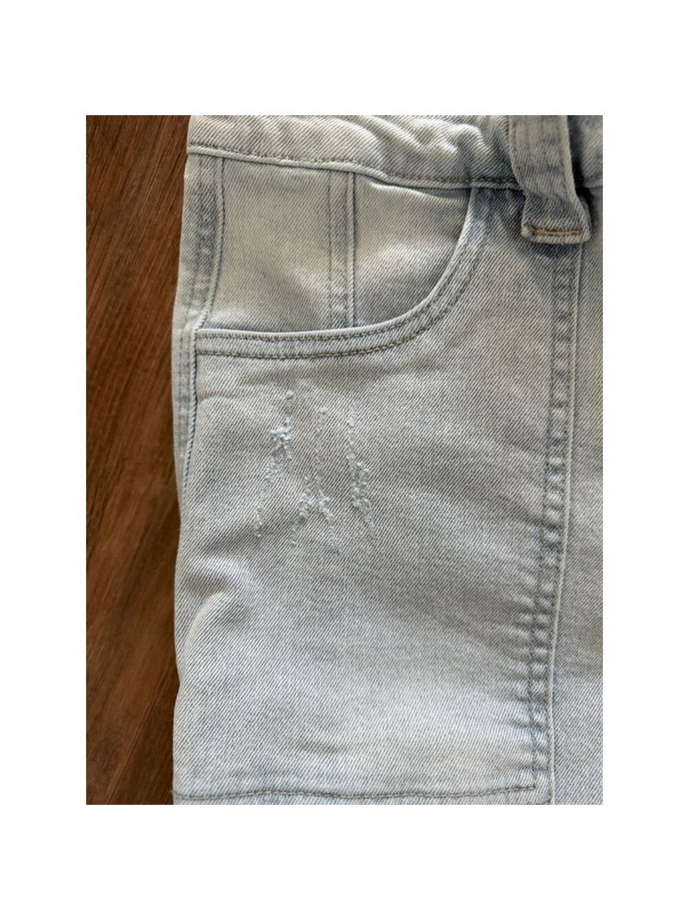 KanCan Light Blue Straight Leg Jeans Juniors 9 - Picture 7 of 8